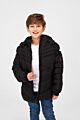 Waterproof Puffer Hood Jacket With A Zippered Shoulder Pocket 