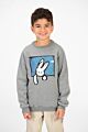 Long Sleeves Crew Neck Sweatshirt With Front Print