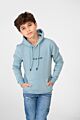Melton Hoodie Sweatshirt With Kangaroo Pocket On The Front