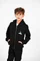Printed Hooded Zip-Up Sweatshirt