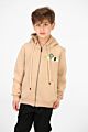 Zip-Up Hood Sweatshirt With Front Pockets
