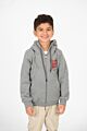 Printed Zip-Up Sweatshirt With Pockets And Long Sleeves