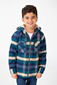 Winter Fur Padded Shirt With Zipper Closure