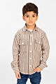 Long Sleeves Winter Striped Shirt