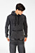 Washed Slim Fit Hoodie Sweatshirt