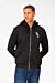 Round Neck Hood Sweatshirt With Zipper