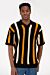 Striped Short Sleeve Polo T-Shirt