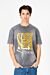 Printed Half Sleeve Oversized Washed T-shirt