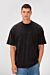 Basic Oversized Half Sleeve Crew Neck T-Shirt