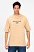 Oversized Melton Text Print T-shirt