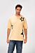 Summer Oversized Half Sleeve Round Neck Stars Print T-Shirt