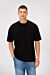 Cutting Regular Fit Round Neck Short Sleeves T-shirt In Basic Colors