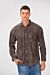 Printed Slim Fit Long Sleeve Shirt With Front Pockets