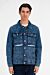 Tomato Long Sleeve Denim Jacket With Pockets