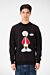 Rounded Neck Sweatshirt With Front Print