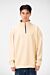 Basic Oversize Sweatshirt With Half Zipper