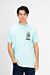 Half Button Short Sleeved Polo T-shirt