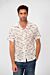 Short Sleeve Slim Fit Transparent Modern Mesh Shirt