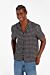 Dotted Short Sleeve Slim Fit Shirt In Modern Design