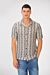 Tomato Slim Fit Jakar Half Sleeve Mesh Shirt Black