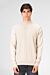 Plain Knitted Cotton Long Sleeved Sweater Pullover
