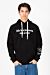 Front Print Hoodie Sweatshirt With Kangaroo Pocket