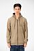 Zippered Basic Sweatshirt