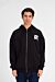 Basic Oversized Full Front Zip Sweatshirt