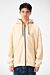 Oversized Basic Hood Sweatshirt With Full Zippers