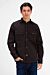 Slim Fit Velvet Front Button Shirt