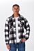 Checked Wool Shirt With Collar