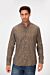 Slim Fit Striped Long Sleeves Linen Shirt