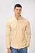 Basic Slim Fit Gabardine Lycra Shirt with Long Sleeves and Full Buttons
