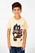 Front Print Short Sleeve T-shirt With Crew Neck