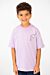 Oversized Crew Neck Front And Back Print Half Sleeves T-shirt Boys