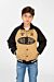 Color Block Front Print Jacket