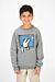 Long Sleeves Crew Neck Sweatshirt With Front Print