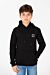 Basic Kangaroo Pocket Hooded Sweatshirt
