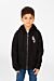 Hood Sweatshirt With Full Front Zipper