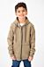 Basic Hood Sweatshirt With Full Zippers