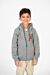 Printed Zip-Up Sweatshirt With Pockets And Long Sleeves