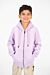 Full Zip Tomato Basic Hood Sweatshirt For Boys
