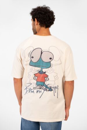 Oversized Crew Neck Graphic Print Short Sleeve T-shirt