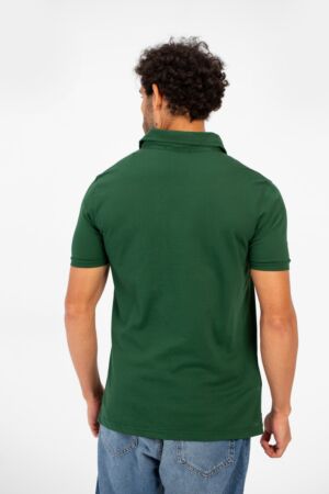 Tomato Slim Fit Pika Polo T-Shirt With Short Sleeves