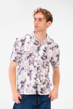 Half Sleeve Slim Fit Jakar Shirt Men