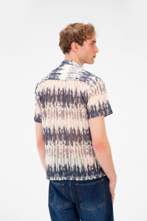 Slim Fit Jakar Short Sleeve Collar Shirt