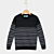 Boy's Long Sleeves Rounded Neck Sweater