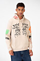 Graphic Print Hoodie Sweatshirt