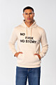 Slim Fit Hoodie Sweatshirt With Text Print