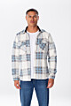 White Checked Wool Shirt